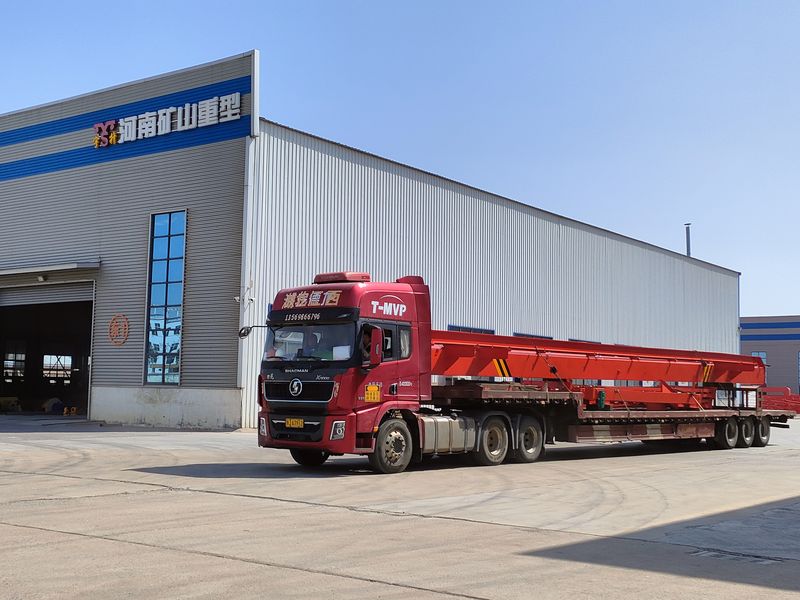 電動葫蘆門式起重機  MHxh10t—14m 外懸3.5/1.5m 制作完成，發(fā)往青海交付客戶使用